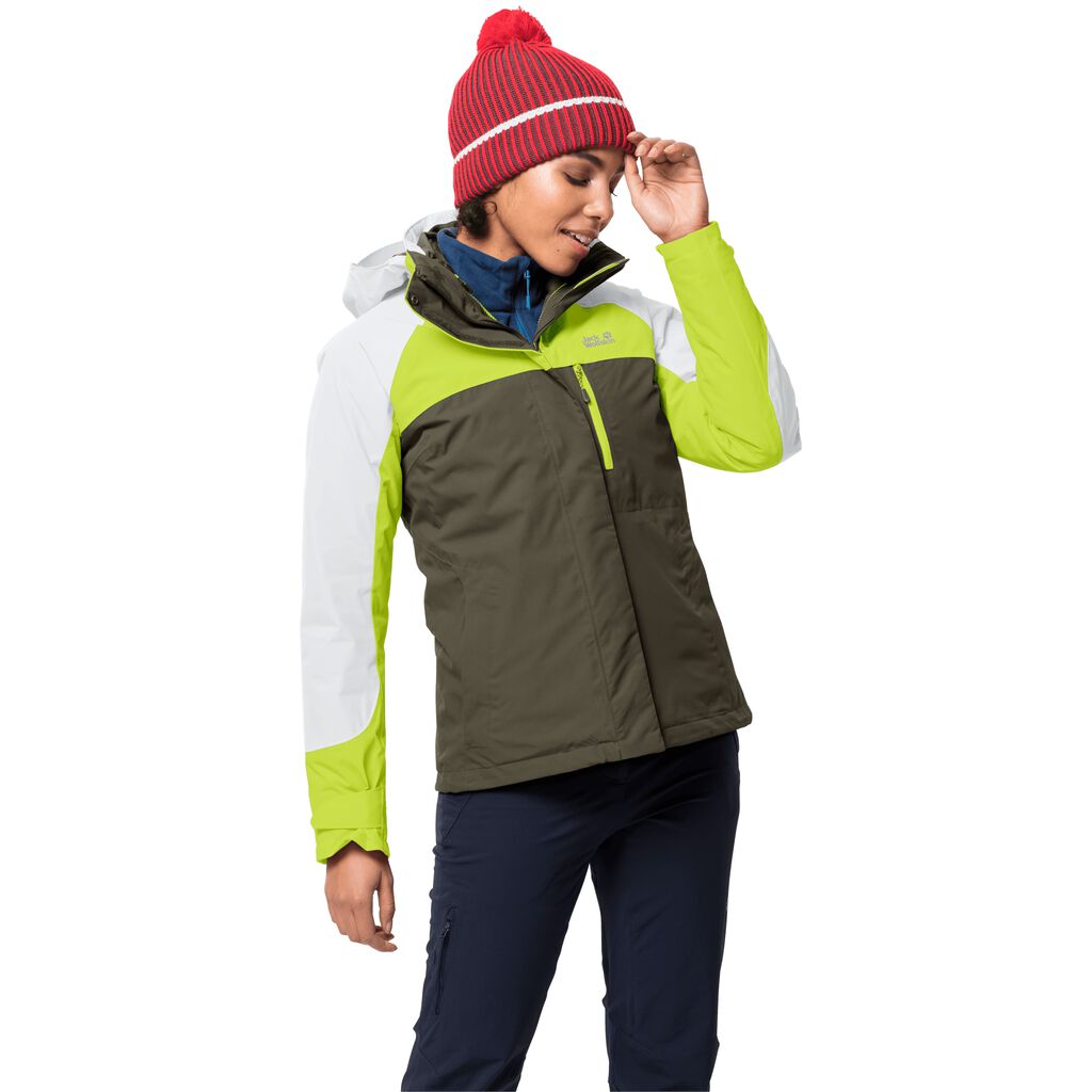 Jack Wolfskin WHITNEY PEAK Vestes Femme Gris - FSOEVYR-09